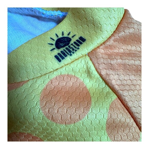 M&Ms Yellow Character Cycling Jersey Brainstorm S Pockets Short Sleeve Full Zip - Picture 3 of 6